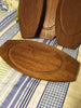 Wooden Platter Ready for DIY Upcycle {{ JAMsCraftCloset }}