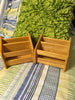 Wooden Caddy Desk Organizer Recipe Holder SMALL Ready for DIY Upcycle {{ JAMsCraftCloset }}