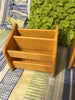 Wooden Caddy Desk Organizer Recipe Holder SMALL Ready for DIY Upcycle {{ JAMsCraftCloset }}