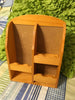 Wooden Wall Rack SMALL Ready for DIY Upcycle Spice Rack Office Organizer Makeup Caddy {{ JAMsCraftCloset }}