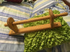 Paper Towel Holder Unfinished Wooden Ready for DIY Upcycle {{ JAMsCraftCloset }}