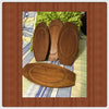 Wooden Platter Ready for DIY Upcycle {{ JAMsCraftCloset }}