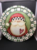 Tin Vintage SANTA Round 13 Inches in Diameter 4 1/2 Inches Tall {{ JAMsCraftCloset }}