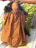 Santa Vintage Rust and Green Standing 17 Inches Tall With Pinecone and Berries Garland {{ JAMsCraftCloset }}