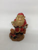 Vintage Santa Shelf Sitters Set of 4 Stands 3 Inches Tall Made Out of Pecans Holiday Christmas Decor {{ JAMsCraftCloset }}