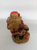 Vintage Santa Shelf Sitters Set of 4 Stands 3 Inches Tall Made Out of Pecans Holiday Christmas Decor {{ JAMsCraftCloset }}