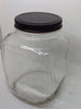 Jar Vintage Pale Green Glass With Lid {{ JAMsCraftCloset }}