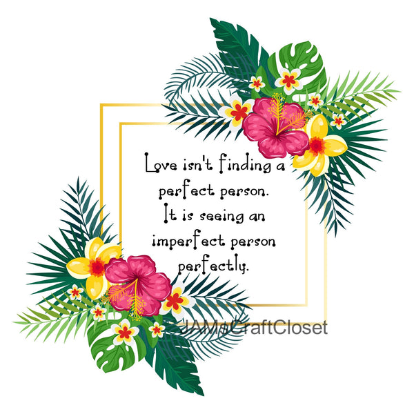 FINDING A PERFECT PERSON Digital Graphic SVG-PNG-JPEG Download Positive Saying Love Crafters Delight {{ JAMsCraftCloset }}