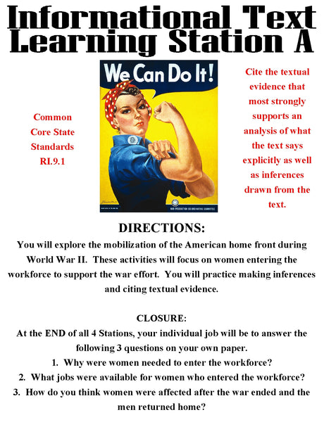 Inference and Evidence Learning Center Teacher Resources Fun Engaging {{ JAMsCraftCloset }}