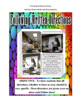 Following Written Directions Even an Alien (YOU) Could Understand... {{ JAMsCraftCloset }}