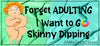 MUG Coffee Full Wrap Sublimation Digital Graphic Design Download FORGET ADULTING SKINNY DIPPING SVG-PNG Crafters Delight {{ JAMsCraftCloset }}