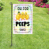 Garden Flag Digital Design Sublimation Easter Graphic SVG-PNG-JPEG Download OH FOR PEEPS SAKE Crafters Delight {{ JAMsCraftCloset }}