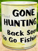MUG Coffee Full Wrap Sublimation Digital Graphic Design Download GONE HUNTING BE BACK TO GO FISHING SVG-PNG Crafters Delight {{ JAMsCraftCloset }}