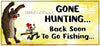 MUG Coffee Full Wrap Sublimation Digital Graphic Design Download GONE HUNTING BE BACK TO GO FISHING SVG-PNG Crafters Delight {{ JAMsCraftCloset }}