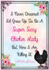 BUNDLE CHICKEN LADY 1 Graphic Design Downloads SVG PNG JPEG Files Sublimation Design Crafters Delight {{ JAMsCraftCloset }}