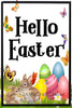 Garden Flag Digital Design Sublimation Easter Graphic SVG-PNG-JPEG Download HELLO EASTER Crafters Delight {{ JAMsCraftCloset }}