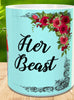 MUG Coffee Full Wrap Sublimation Digital Graphic Design Download HIS BEAUTY HER BEAST SVG-PNG-JPEG Easter Crafters Delight {{ JAMsCraftCloset }}