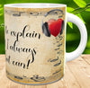 MUG Coffee Full Wrap Sublimation Digital Graphic Design Download I AM NEVER ABLE TO TELL HOW I FEEL SVG-PNG Crafters Delight {{ JAMsCraftCloset }}