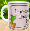 MUG Coffee Full Wrap Sublimation Digital Graphic Design Download I AM NO CACTUS EXPERT SVG-PNG Crafters Delight {{ JAMsCraftCloset }}