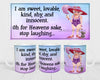 MUG Coffee Full Wrap Sublimation Digital Graphic Design Download I AM SWEET LOVABLE KIND SHY INNOCENT SVG-PNG Crafters Delight {{ JAMsCraftCloset }}