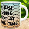 MUG Coffee Full Wrap Sublimation Digital Graphic Design Download I CAN RISE AND SHINE SVG-PNG Crafters Delight {{ JAMsCraftCloset }}