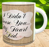 MUG Coffee Full Wrap Sublimation Digital Graphic Design Download I DIDNT CHOOSE YOU MY HEART DID SVG-PNG Valentine Crafters Delight {{ JAMsCraftCloset }}