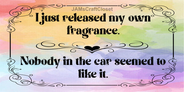 License Plate Digital Graphic Design Download I JUST RELEASED MY OWN FRAGRANCE SVG-PNG-JPEG Sublimation Crafters Delight {{ JAMsCraftCloset }}