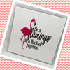 BE A FLAMINGO Wall Art Ceramic Tile Sign Gift Home Decor Positive Saying Affirmation {{ JAMsCraftCloset }}
