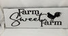 FARM SWEET FARM Ceramic Tile Sign Wall Art Wedding Gift Country Farmhouse Home Decor {{ JAMsCraftCloset }}