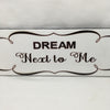 DREAM NEXT TO ME Ceramic Tile Love Caring Sign Wall Art Wedding I Love You Gift {{ JAMsCraftCloset }}