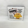 OOPS EVERYONE MAKES MISTAKES Wall Art Ceramic Tile Sign Gift Home Decor Positive Affirmation Gift {{ JAMsCraftCloset }}