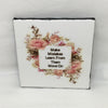 MAKE MISTAKES Wall Art Ceramic Tile Sign Gift Home Decor Positive Affirmation Gift {{ JAMsCraftCloset }}