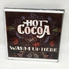HOT COCOA WARM UP HERE Wall Art Ceramic Tile Sign Gift Home Kitchen Decor Positive Quote {{ JAMsCraftCloset }}