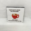 WATCH CHRISTMAS MOVIES Wall Art Ceramic Tile Sign Gift Home Holiday Decor Positive Quote {{ JAMsCraftCloset }}