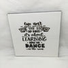 DANCE IN THE RAIN Wall Art Ceramic Tile Sign Gift Home Decor Positive Saying Affirmation {{ JAMsCraftCloset }}
