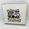 BLESS THIS HOME Wall Art Ceramic Tile Sign Gift Home Decor Positive Saying Affirmation {{ JAMsCraftCloset }}