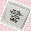DANCE IN THE RAIN Wall Art Ceramic Tile Sign Gift Home Decor Positive Saying Affirmation {{ JAMsCraftCloset }}