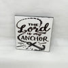 THE LORD IS MY ANCHOR Art Ceramic Tile Gift Home Decor Positive Quote Affirmation {{ JAMsCraftCloset }}