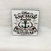 THE ANCHOR HOLDS Art Ceramic Tile Gift Home Decor Positive Quote Affirmation {{ JAMsCraftCloset }}