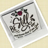 BE STILL Wall Art Ceramic Tile Gift Home Decor Positive Quote Affirmation {{ JAMsCraftCloset }}