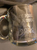 Mug Hand Etched COFFEE BREAK MY HUG IN A MUG Kitchen Decor Drinkware Barware Gift Idea Handmade {{ JAMsCraftCloset }}