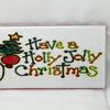 HAVE A HOLLY JOLLY CHRISTMAS SNOWMAN Ceramic Tile Sign Wall Art Gift Home Decor {{ JAMsCraftCloset }}
