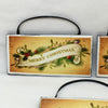 WHITE MERRY CHRISTMAS Ceramic Tile Ornament Christmas Gift Tree Decor Stocking Stuffer {{ JAMsCraftCloset }}