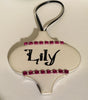 Personalized Holiday Christmas Ceramic Tile Ornaments Handmade Gift Stocking Stuffer {{ JAMsCraftCloset }}