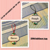Personalized Holiday Christmas Ceramic Tile Ornaments Handmade Gift Stocking Stuffer {{ JAMsCraftCloset }}