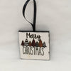 Ornaments Buffalo Plaid Trees Ceramic Tile 2 by 2 Inches Set of 4 Christmas Tree Decor Gift Idea {{ JAMsCraftCloset }}