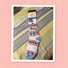 SOCKS Personalized Christmas Knee Socks ONE SIZE 5-9 Holiday Ware Gift Idea Unique {{ JAMsCraftCloset }}