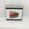 BUFFALO PLAID CHRISTMAS Wall Art Ceramic Tile Sign Gift Holiday Home Decor 4 x 4 {{ JAMsCraftCloset }}