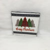 MERRY CHRISTMAS TREE BUFFALO PLAID Wall Art Ceramic Tile Gift Holiday {{ JAMsCraftCloset }}