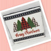 MERRY CHRISTMAS TREE BUFFALO PLAID Wall Art Ceramic Tile Gift Holiday {{ JAMsCraftCloset }}